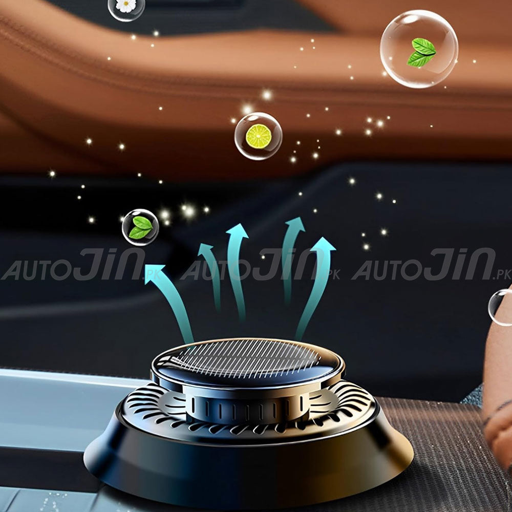 Solar Car Perfume UFO Styling Air Freshener