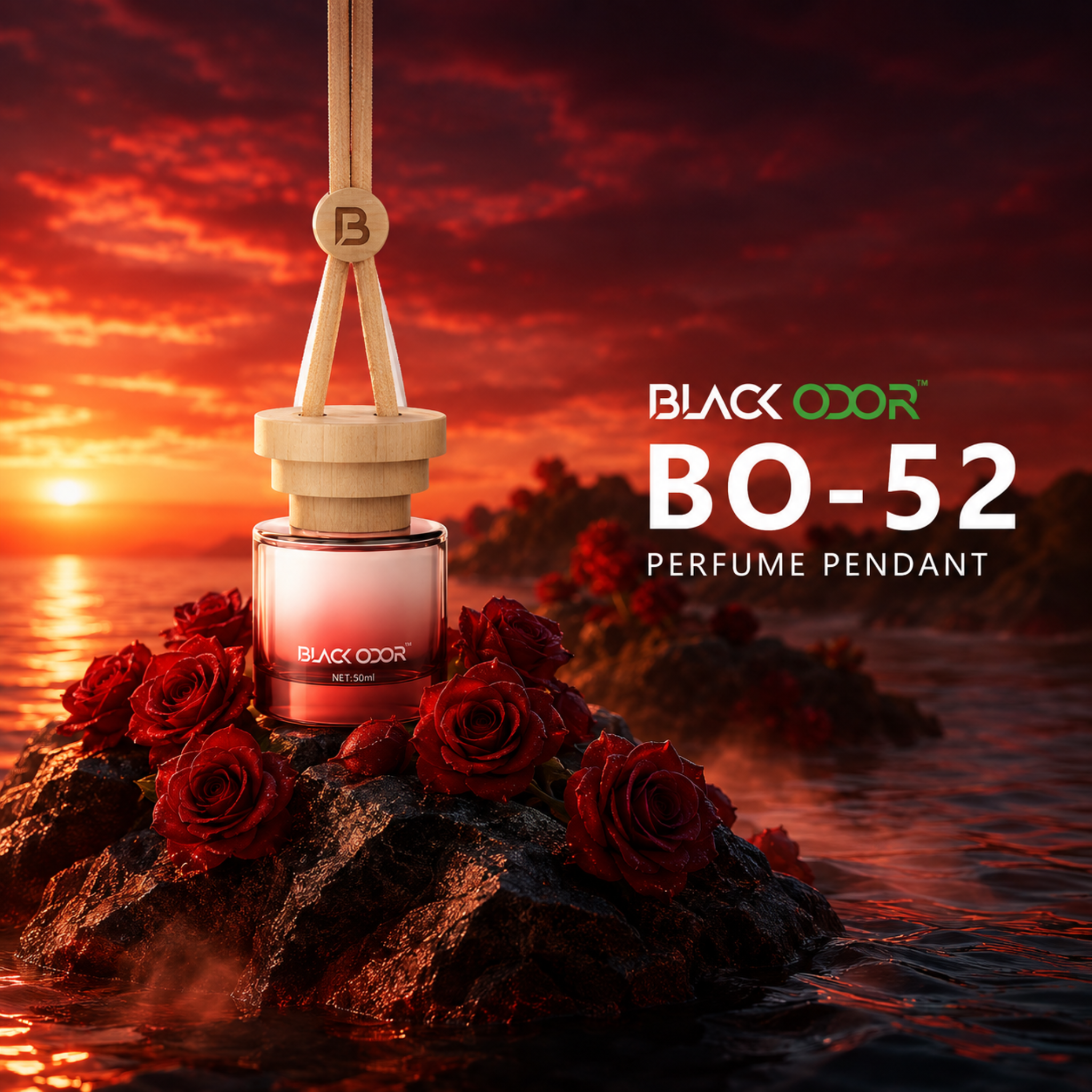V0-06 | black Odor | Car Air Freshener
